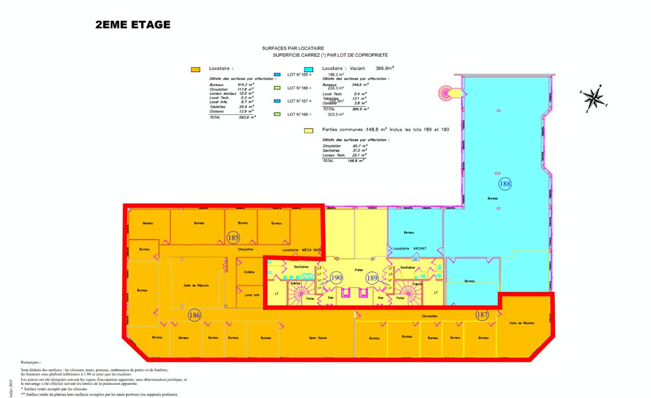 Bureau Cergy 1887m² Location bureau Cergy Val-d'Oise OLBUR2310795 31